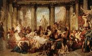 Thomas Couture The Romans of the Decadence Sweden oil painting artist